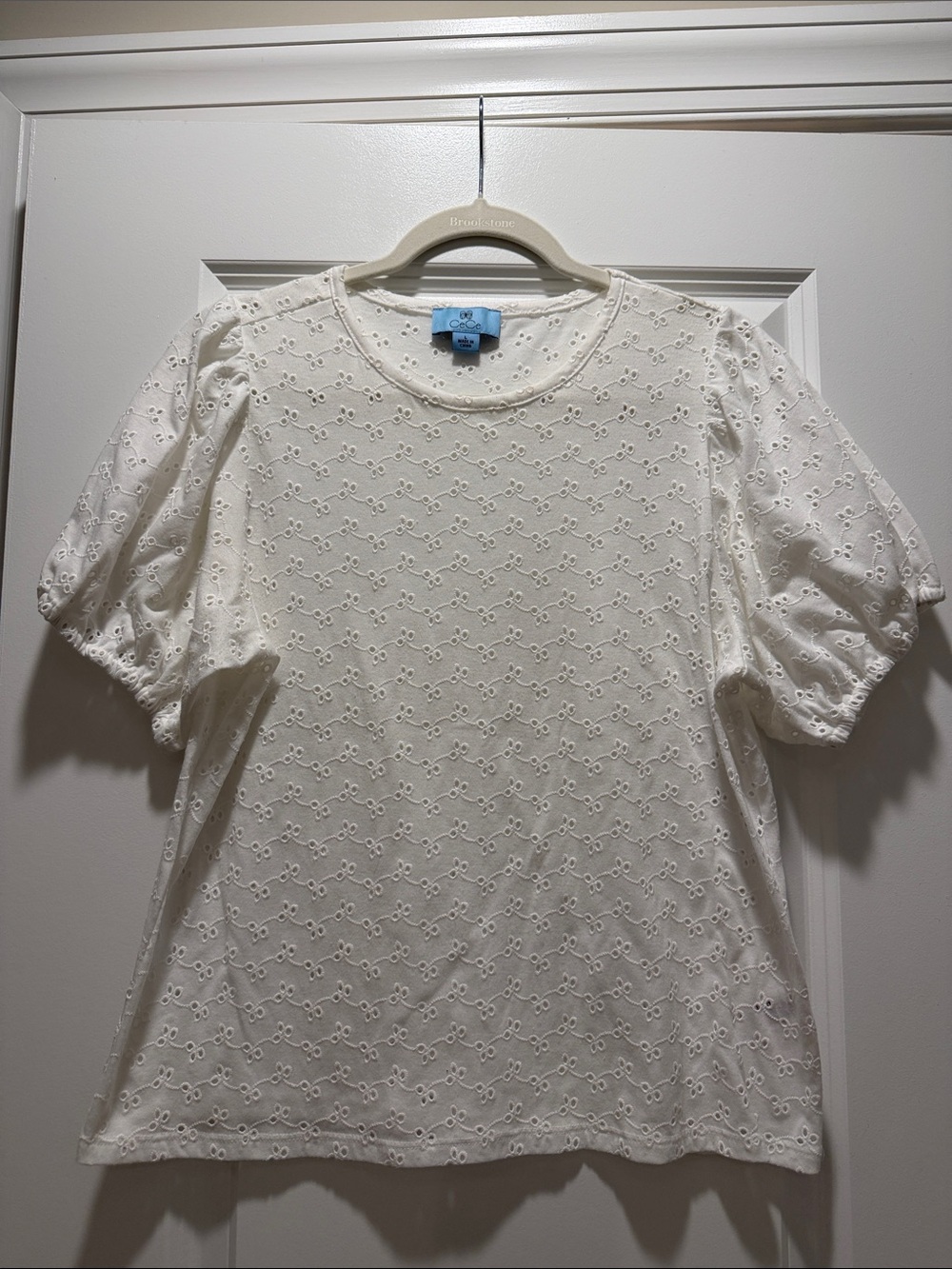 CECE Eyelet Top